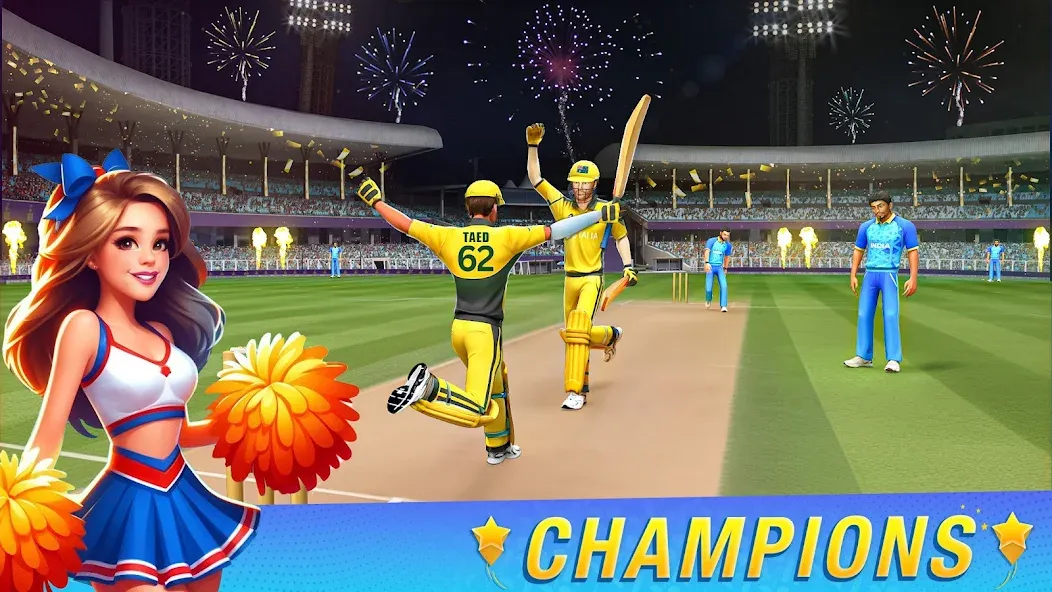Play Cricket Games взлом APK — Безлимитные монеты и открыты все режимы — скриншот 1