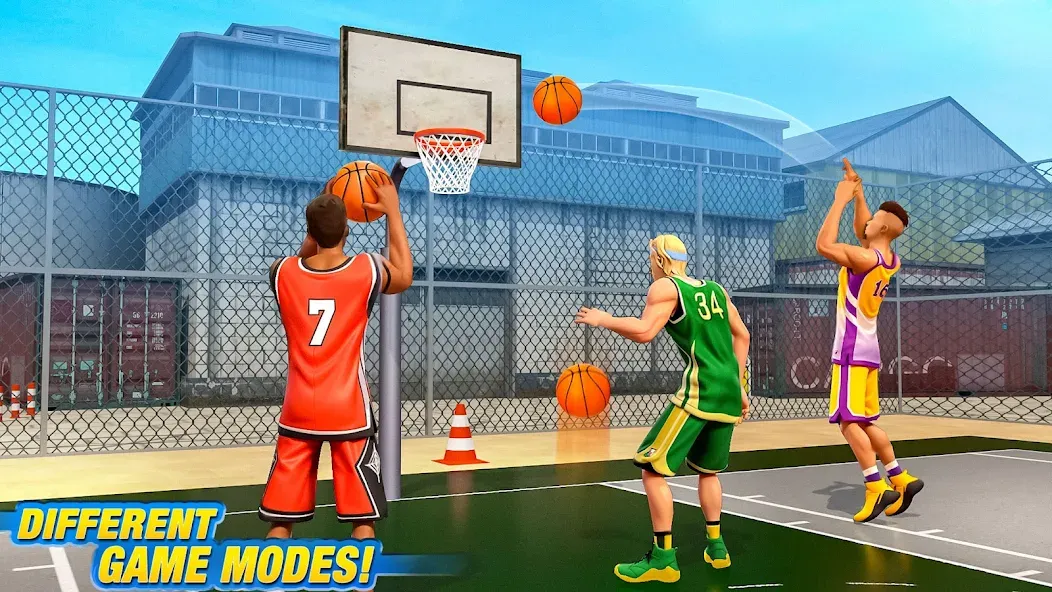 Dunk Smash: Basketball Games MOD APK скачать на Андроид — Безлимитные деньги и энергия — скриншот 3