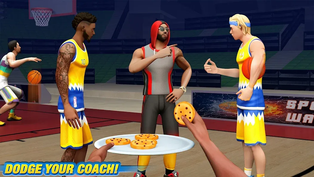 Dunk Smash: Basketball Games MOD APK скачать на Андроид — Безлимитные деньги и энергия — скриншот 5