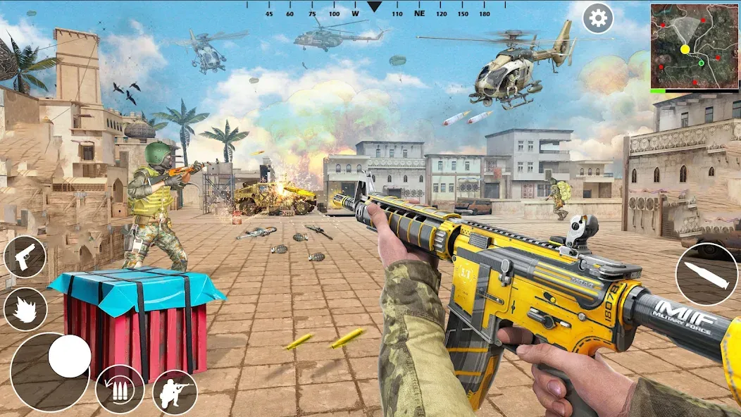 Скачать War Zone: Gun Shooting Games — Безлимитные патроны и мощное оружие — скриншот 1 Скачать War Zone: Gun Shooting Games — Безлимитные патроны и мощное оружие — скриншот 1