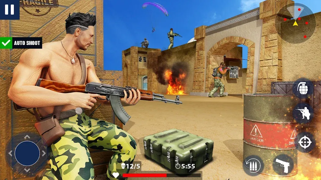 Скачать War Zone: Gun Shooting Games — Безлимитные патроны и мощное оружие — скриншот 4 Скачать War Zone: Gun Shooting Games — Безлимитные патроны и мощное оружие — скриншот 4