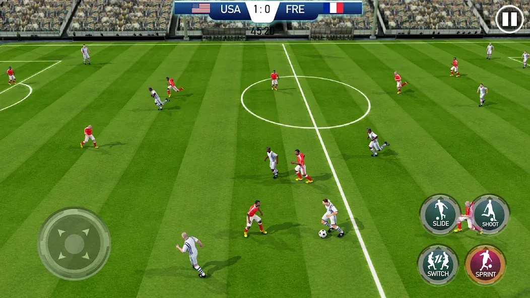 Play Football: Soccer Games — скачать мод: Безлимитные деньги и энергия — скриншот 4 Play Football: Soccer Games — скачать мод: Безлимитные деньги и энергия — скриншот 4