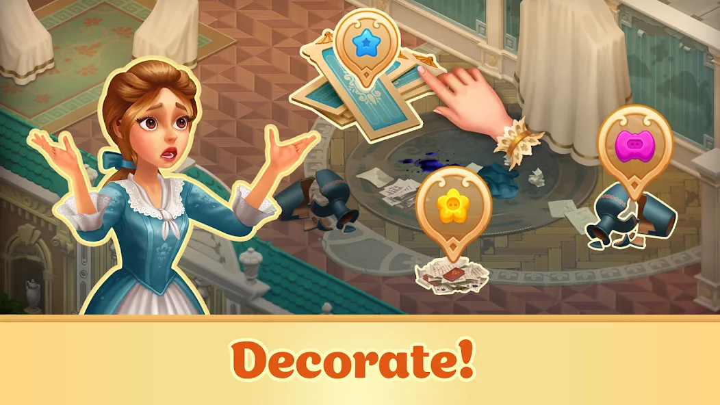 Скачать Storyngton Hall: Match 3 games Mod APK — Безлимитные деньги и жизни — скриншот 4 Скачать Storyngton Hall: Match 3 games Mod APK — Безлимитные деньги и жизни — скриншот 4