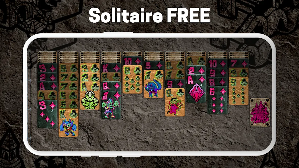 FLICK SOLITAIRE - Card Games MOD APK скачать на Андроид — Безлимитные монеты и подсказки — скриншот 3