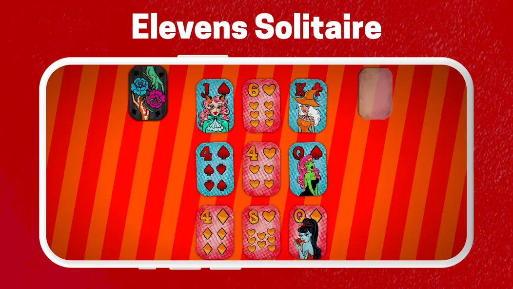 FLICK SOLITAIRE - Card Games MOD APK скачать на Андроид — Безлимитные монеты и подсказки — скриншот 5