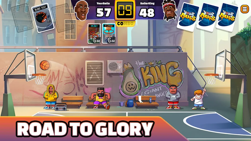 Your Balls: Basketball Game взломанный APK — Безлимитные деньги и открыты все уровни — скриншот 1