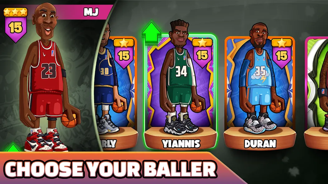 Your Balls: Basketball Game взломанный APK — Безлимитные деньги и открыты все уровни — скриншот 2