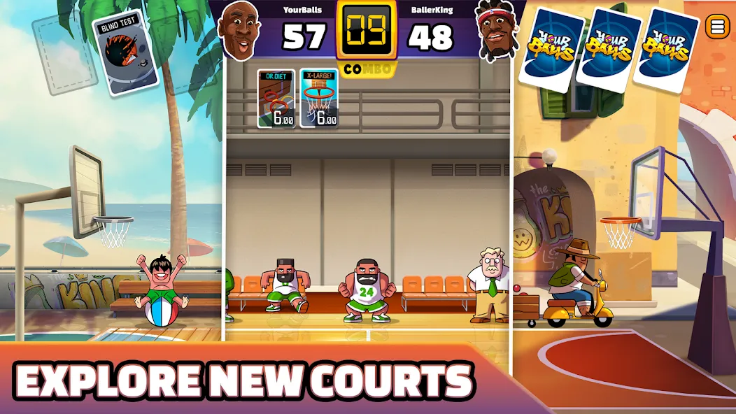 Your Balls: Basketball Game взломанный APK — Безлимитные деньги и открыты все уровни — скриншот 5