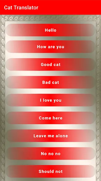 Translator for Cats Prank взлом на Андроид — Переводчик кошачьих звуков без ограничений — скриншот 2