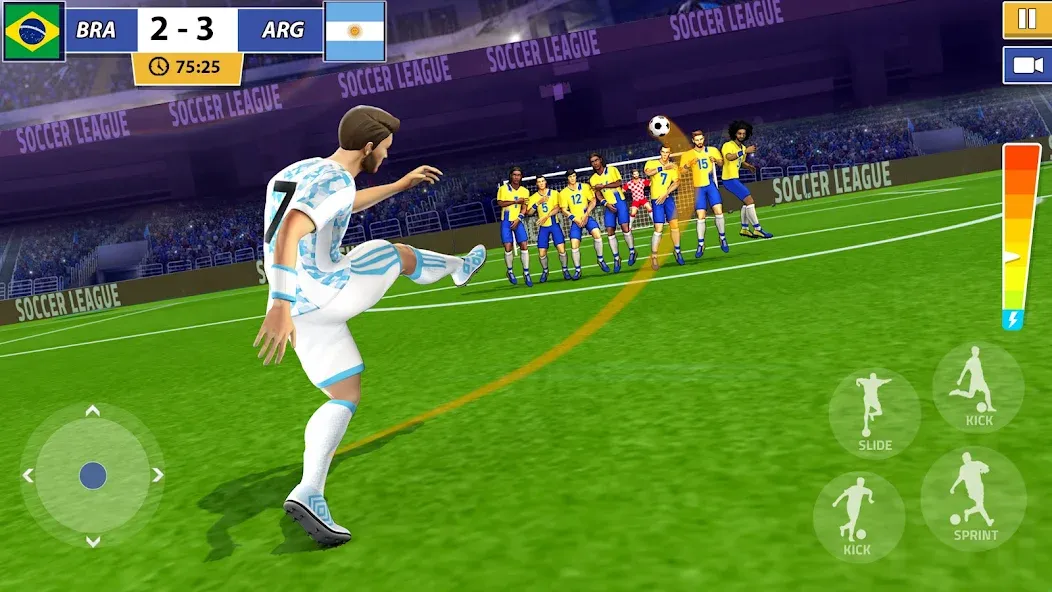 Скачать взлом Soccer Star: Soccer Kicks Game — Безлимитные деньги и энергия — скриншот 3 Скачать взлом Soccer Star: Soccer Kicks Game — Безлимитные деньги и энергия — скриншот 3