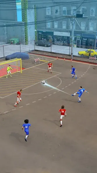 Street Football Kick Games мод на Андроид: Безлимитные деньги и энергия — скриншот 4 Street Football Kick Games мод на Андроид: Безлимитные деньги и энергия — скриншот 4