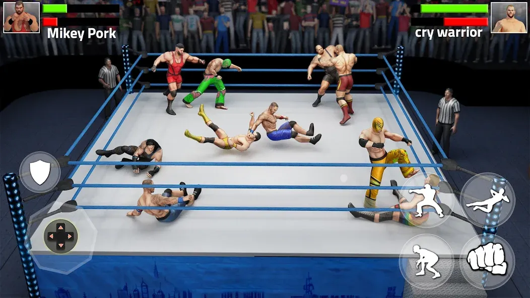 Tag Team Wrestling Game взломанный APK — Без рекламы и много денег — скриншот 2 Tag Team Wrestling Game взломанный APK — Без рекламы и много денег — скриншот 2