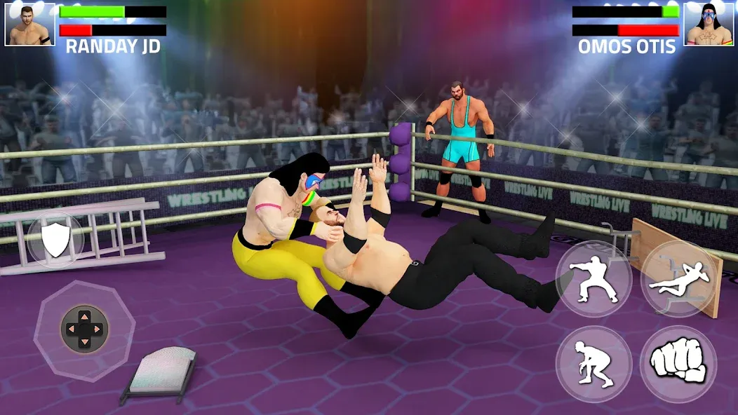 Tag Team Wrestling Game взломанный APK — Без рекламы и много денег — скриншот 4 Tag Team Wrestling Game взломанный APK — Без рекламы и много денег — скриншот 4