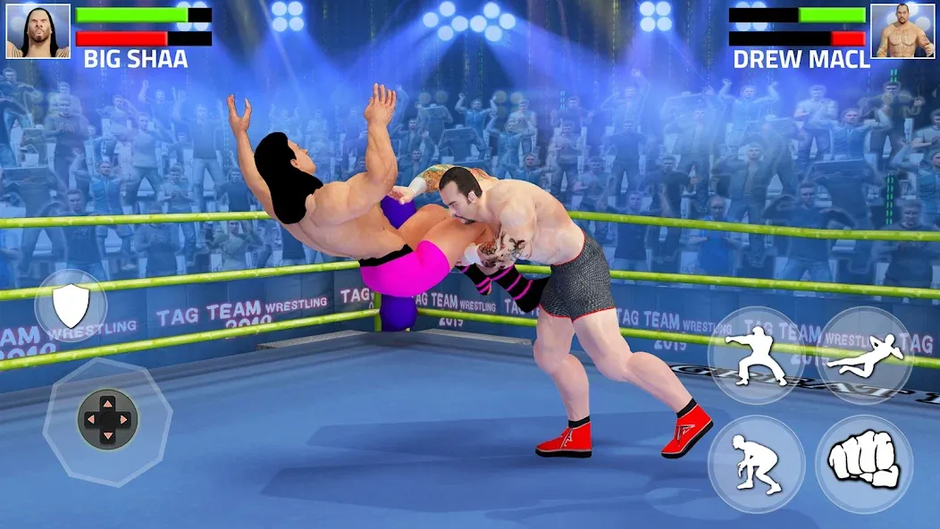 Tag Team Wrestling Game взломанный APK — Без рекламы и много денег — скриншот 5 Tag Team Wrestling Game взломанный APK — Без рекламы и много денег — скриншот 5