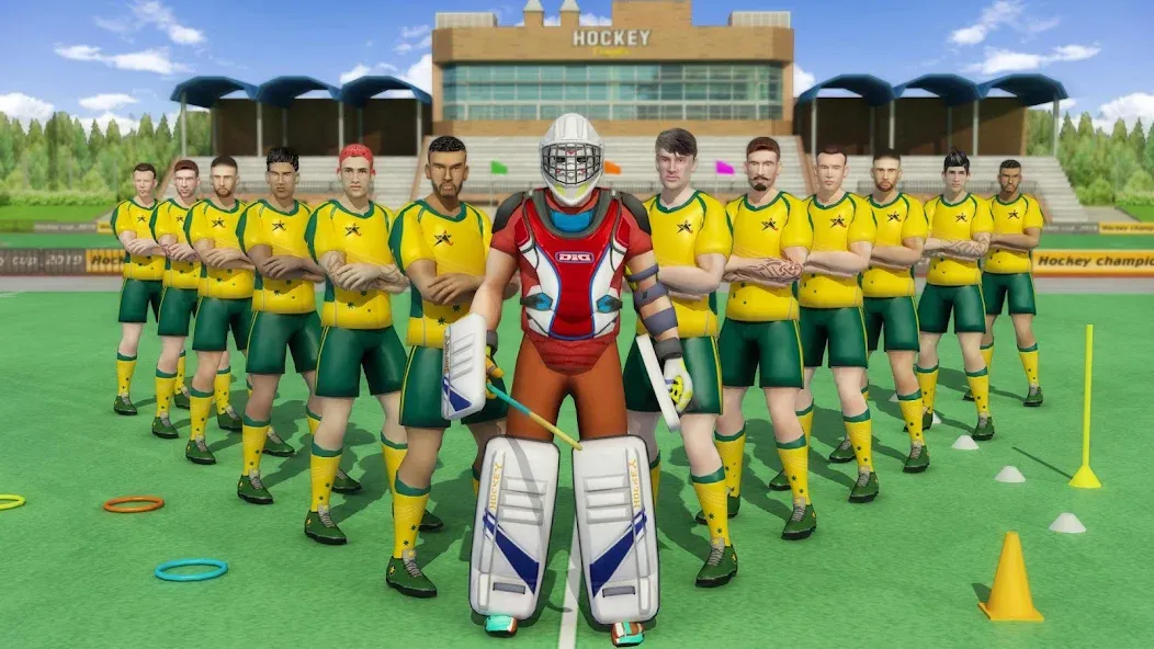 Скачать Field Hockey Game Mod APK — Безлимитные деньги и энергия — скриншот 4