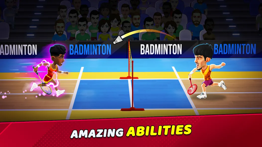 Badminton Clash 3D на телефон — скачать мод: Безлимитные деньги и энергия — скриншот 3