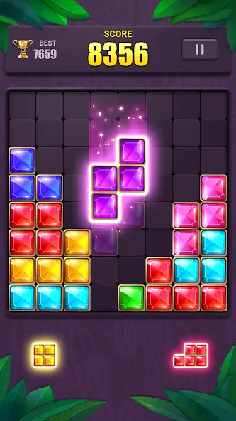 Block Puzzle: Jewel Blast Game — последняя версия с модом (Безлимитные подсказки и бонусы) — скриншот 3 Block Puzzle: Jewel Blast Game — последняя версия с модом (Безлимитные подсказки и бонусы) — скриншот 3