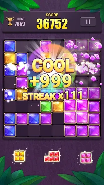 Block Puzzle: Jewel Blast Game — последняя версия с модом (Безлимитные подсказки и бонусы) — скриншот 5 Block Puzzle: Jewel Blast Game — последняя версия с модом (Безлимитные подсказки и бонусы) — скриншот 5