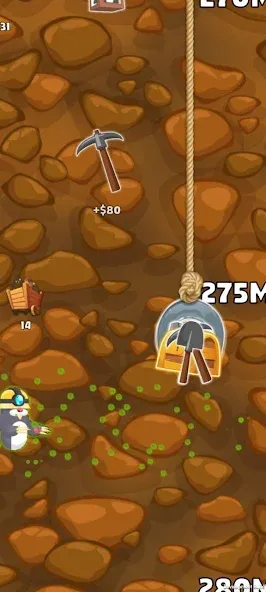 Magnet Miner MOD APK скачать на Андроид — Безлимитная энергия и мощный магнит — скриншот 2
