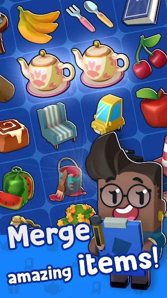 Скачать Merge Mayor - Match Puzzle — Безлимитные деньги и энергия — скриншот 4 Скачать Merge Mayor - Match Puzzle — Безлимитные деньги и энергия — скриншот 4