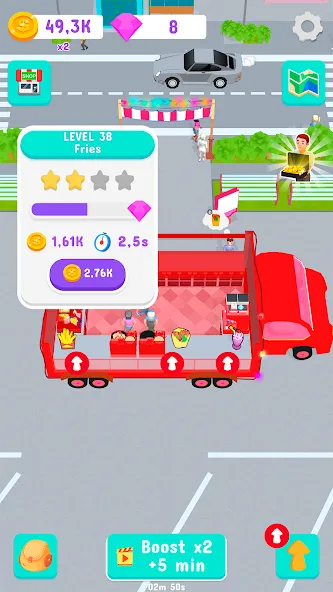 Chef Tycoon — последняя версия с модом (Безлимитные деньги и ресурсы) — скриншот 1