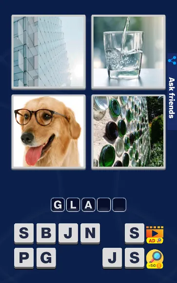 Скачать 4 Pics 1 Word Quiz Game на Андроид с модом — Безлимитные подсказки и открыты все уровни — скриншот 1