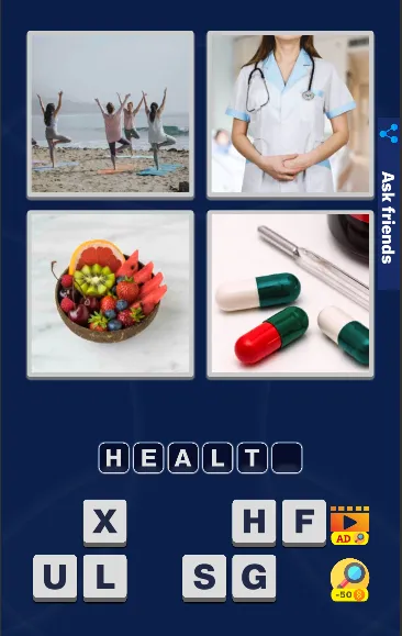Скачать 4 Pics 1 Word Quiz Game на Андроид с модом — Безлимитные подсказки и открыты все уровни — скриншот 5