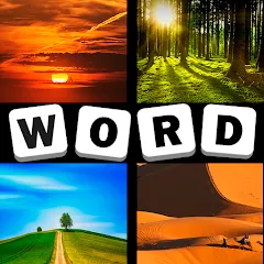 Скачать 4 Pics 1 Word Quiz Game на Андроид с модом — Безлимитные подсказки и открыты все уровни