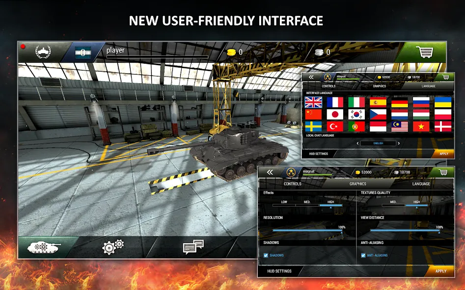 Скачать Tanktastic 3D tanks последней версии — Безлимитные деньги и боеприпасы — скриншот 2