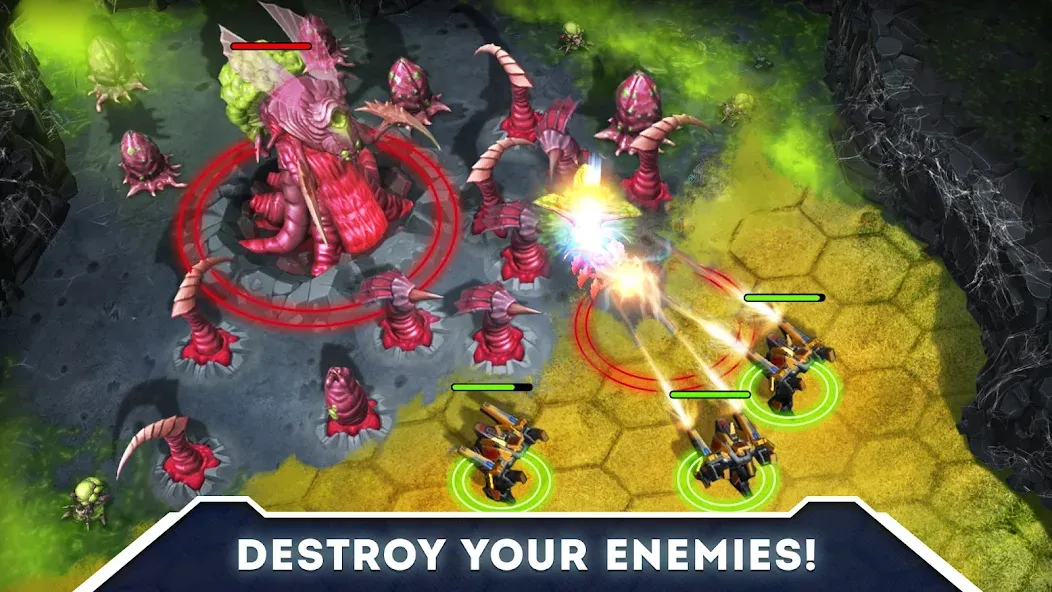 Galaxy Control: 3D strategy MOD APK скачать на Андроид — Безлимитные ресурсы и войска — скриншот 3