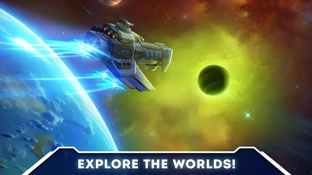 Galaxy Control: 3D strategy MOD APK скачать на Андроид — Безлимитные ресурсы и войска — скриншот 4