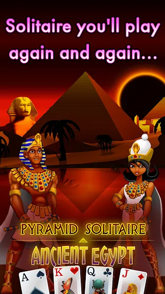 Скачать Pyramid Solitaire - Egypt последней версии — Безлимитные подсказки и отмены ходов — скриншот 2 Скачать Pyramid Solitaire - Egypt последней версии — Безлимитные подсказки и отмены ходов — скриншот 2