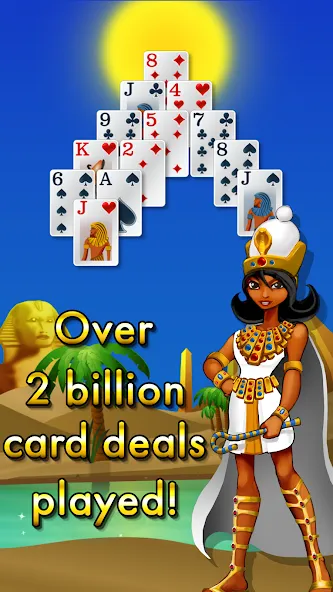 Скачать Pyramid Solitaire - Egypt последней версии — Безлимитные подсказки и отмены ходов — скриншот 5 Скачать Pyramid Solitaire - Egypt последней версии — Безлимитные подсказки и отмены ходов — скриншот 5