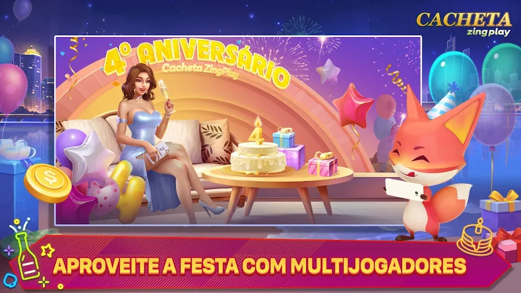Скачать Cacheta - Pife - Jogo online Mod APK — Dinheiro ilimitado e cartas desbloqueadas — скриншот 2