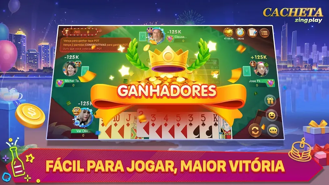Скачать Cacheta - Pife - Jogo online Mod APK — Dinheiro ilimitado e cartas desbloqueadas — скриншот 4