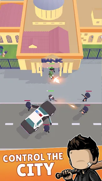 Скачать Merge Gangster Heist vs Police Mod APK — Безлимитные деньги и оружие — скриншот 4