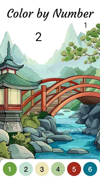 Zen Color - Color By Number — взломанная версия, Без рекламы и всё открыто — скриншот 2