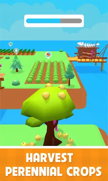 Мод Family Farm Land 3D — Много денег и ресурсов, скачать APK — скриншот 1