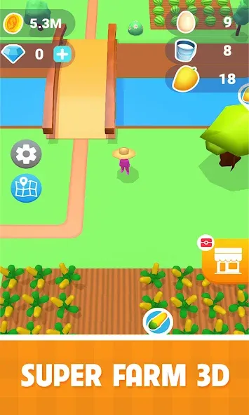Мод Family Farm Land 3D — Много денег и ресурсов, скачать APK — скриншот 5