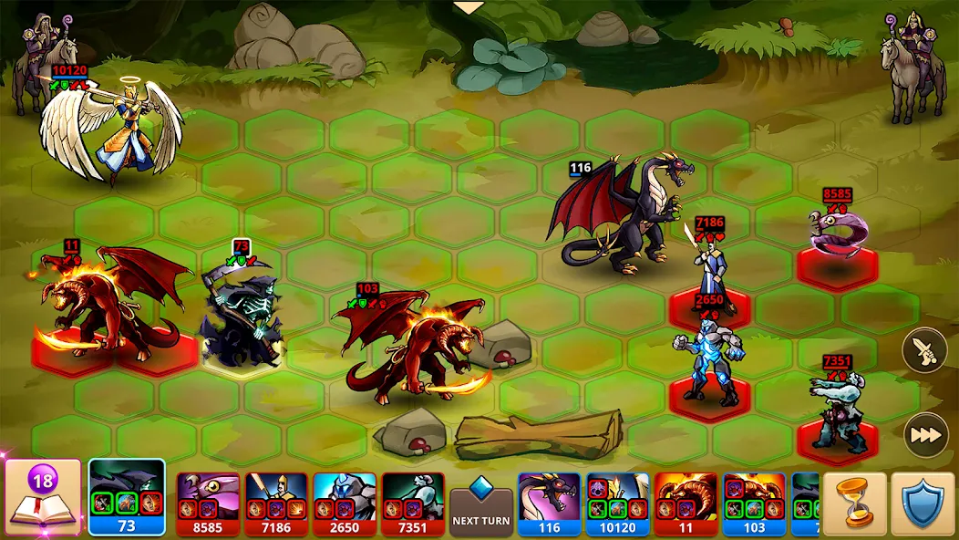 Magic War Legends MOD APK скачать на Андроид — Много золота и кристаллов — скриншот 5 Magic War Legends MOD APK скачать на Андроид — Много золота и кристаллов — скриншот 5