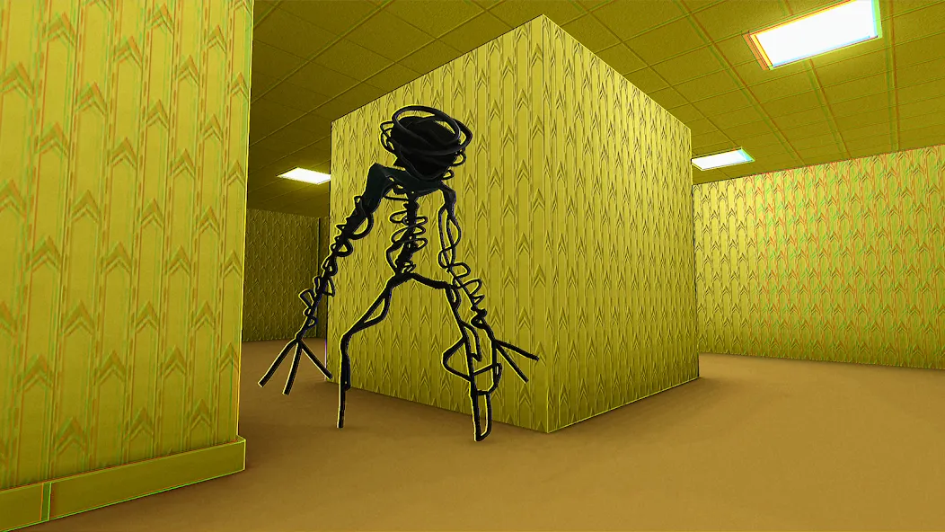 Hide in The Backrooms Nextbots — скачать мод: Новые уровни и быстрый бег — скриншот 1 Hide in The Backrooms Nextbots — скачать мод: Новые уровни и быстрый бег — скриншот 1