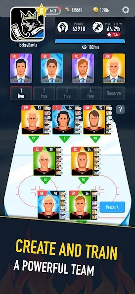 Скачать Hockey Battle 2 последней версии — Безлимитные деньги и усиленные игроки — скриншот 3 Скачать Hockey Battle 2 последней версии — Безлимитные деньги и усиленные игроки — скриншот 3