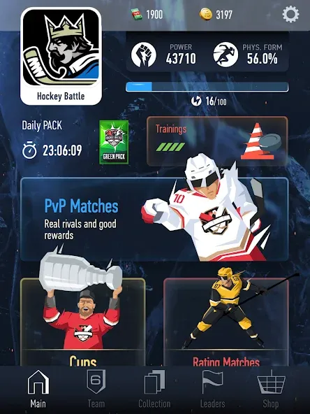 Скачать Hockey Battle 2 последней версии — Безлимитные деньги и усиленные игроки — скриншот 5 Скачать Hockey Battle 2 последней версии — Безлимитные деньги и усиленные игроки — скриншот 5