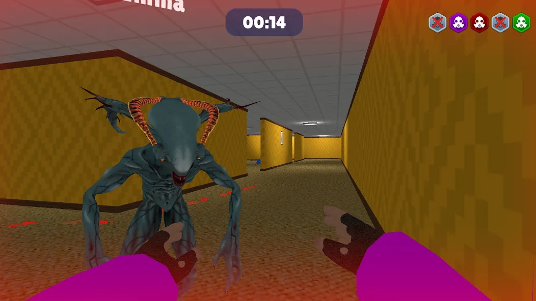 Мод Horror Hide - Backrooms Escape — Безлимитные подсказки и открыты все уровни, скачать APK — скриншот 1 Мод Horror Hide - Backrooms Escape — Безлимитные подсказки и открыты все уровни, скачать APK — скриншот 1