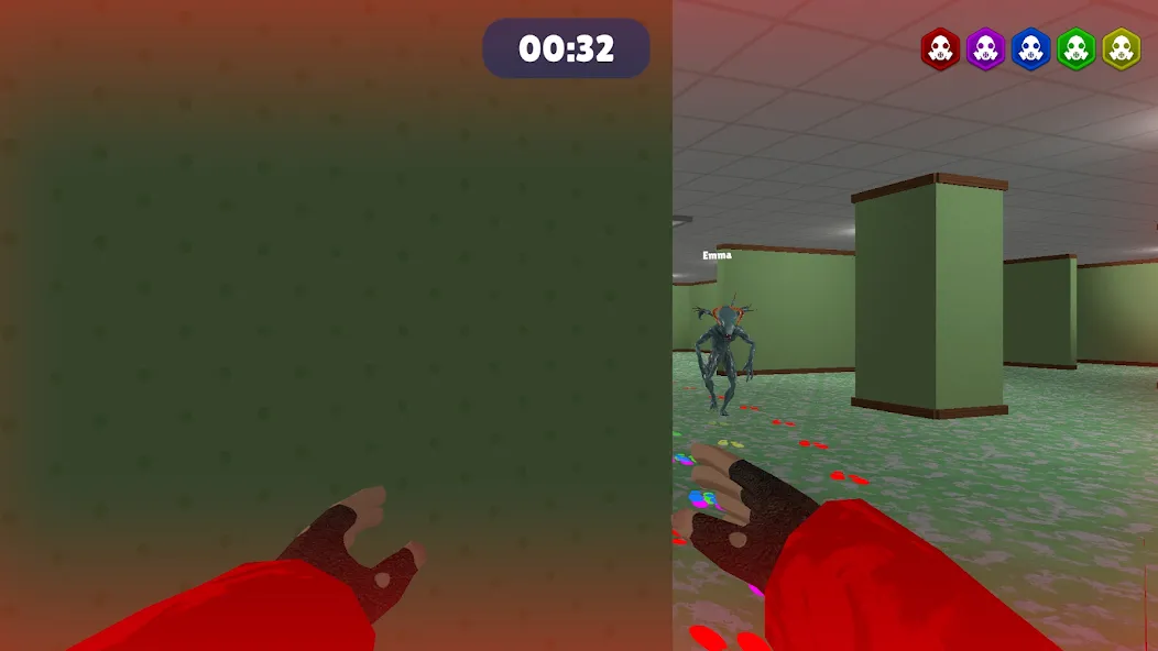 Мод Horror Hide - Backrooms Escape — Безлимитные подсказки и открыты все уровни, скачать APK — скриншот 3 Мод Horror Hide - Backrooms Escape — Безлимитные подсказки и открыты все уровни, скачать APK — скриншот 3