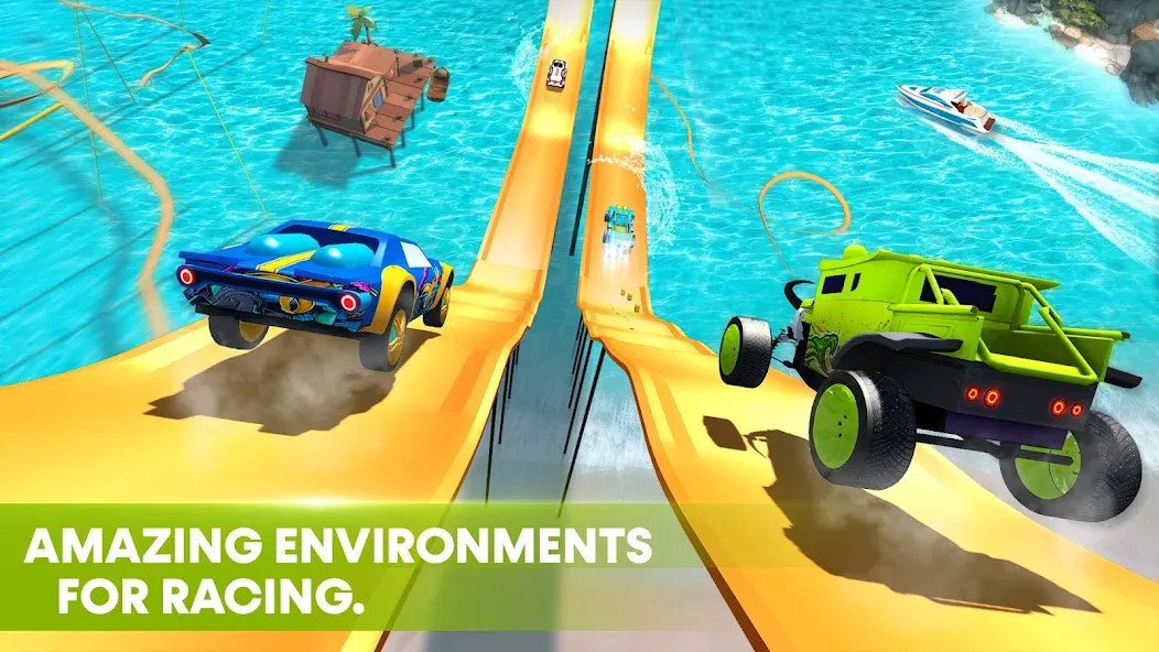 Скачать мод Race Off - Monster Truck Games — Безлимитные деньги и топливные бонусы — скриншот 1 Скачать мод Race Off - Monster Truck Games — Безлимитные деньги и топливные бонусы — скриншот 1