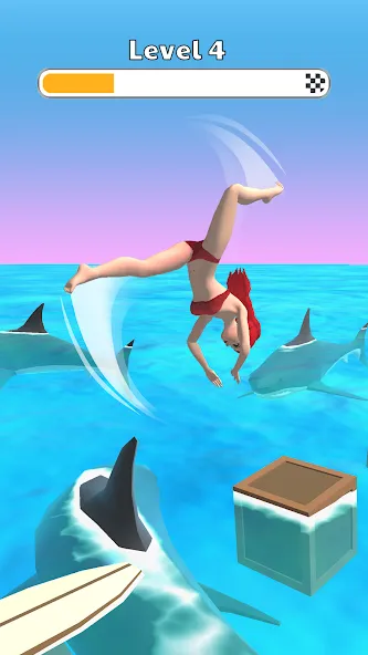 Human Flip: Jump Master Game бесплатно на Андроид — мод: Безлимитные монеты и суперпрыжок — скриншот 3