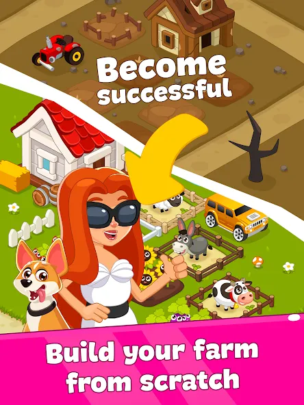Idle Farm Game Offline Clicker бесплатно на Андроид — мод: Безлимитные монеты и ускоренная прокачка — скриншот 5 Idle Farm Game Offline Clicker бесплатно на Андроид — мод: Безлимитные монеты и ускоренная прокачка — скриншот 5