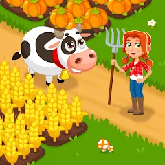 Idle Farm Game Offline Clicker бесплатно на Андроид — мод: Безлимитные монеты и ускоренная прокачка
