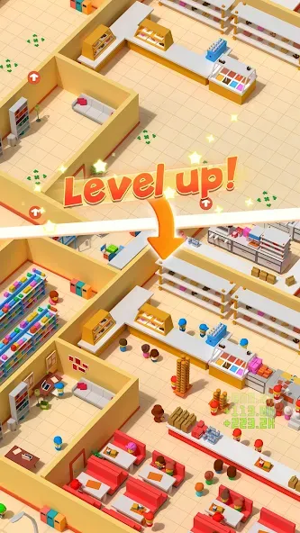 Скачать My Idle Supermarket Simulator — Безлимитные деньги и всё открыто — скриншот 5